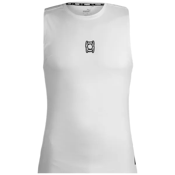 Рубашка Puma Funktionsshirt Hoops Sleeveless Team, белый