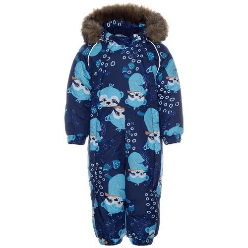 Комбинезон зимний Huppa Keira 31920030-93486 93486, navy pattern, размер 68
