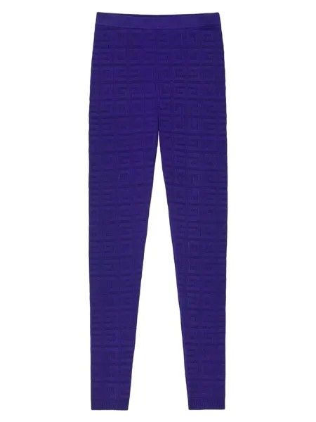 Леггинсы из жаккарда 4G Givenchy, фиолетовый