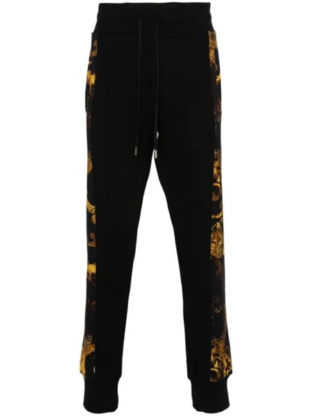 Versace Jeans Couture спортивные брюки Watercolour Couture, черный