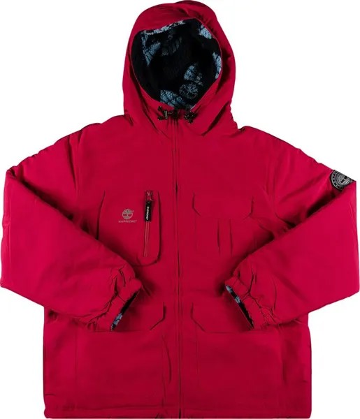 Куртка Supreme x Timberland Reversible Ripstop Jacket 'Burgundy', красный
