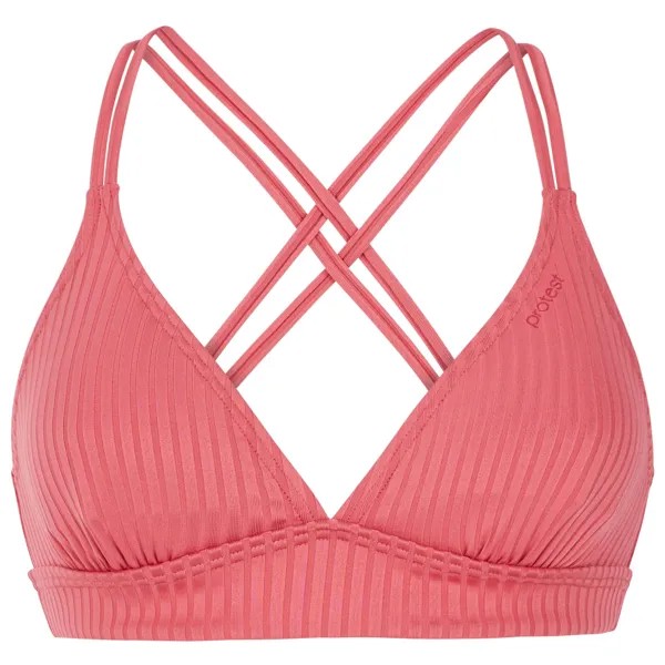 Верх бикини Protest Women's Mixtune Triangle Bikini Top, цвет Smooth Pink