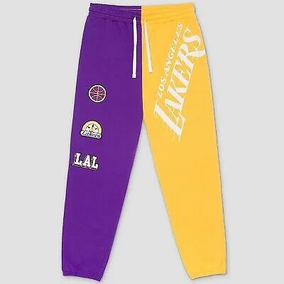 Мужские брюки-джоггеры NBA Los Angeles Lakers - Purple S