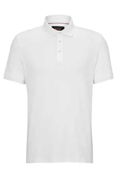 Футболка-поло Hugo Boss Mercerized Cotton Polo, белый