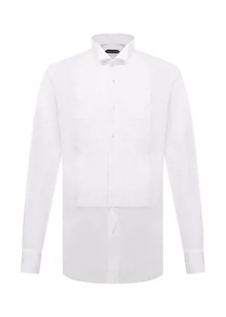 Хлопковая сорочка под смокинг Tom Ford