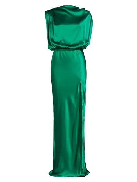 Фабианна платье Amanda Uprichard, темно-зеленый
