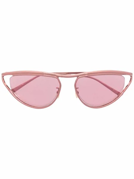 Bottega Veneta Eyewear солнцезащитные очки в оправе 'кошачий глаз' с зеркальными линзами