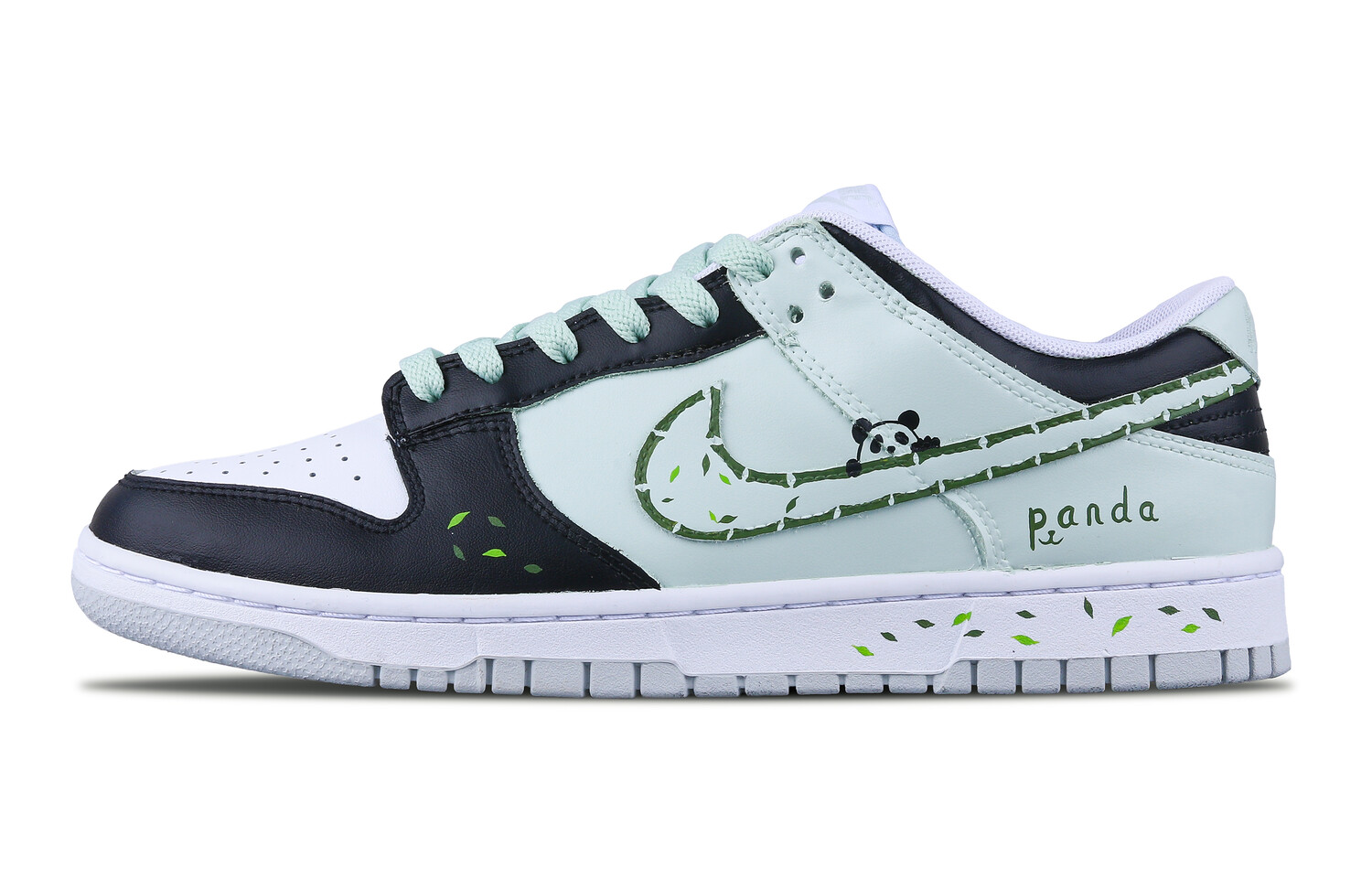 Кроссовки Nike Dunk Skateboarding Shoes Women's Low-top Green, зеленый
