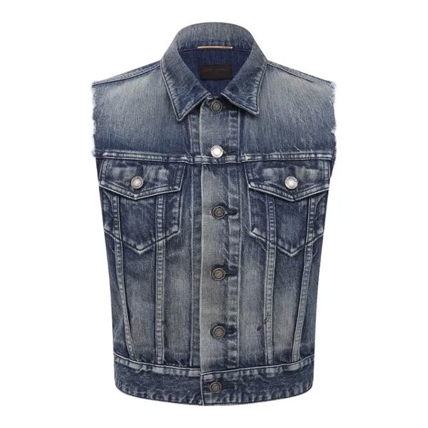 Джинсовый жилет Saint Laurent