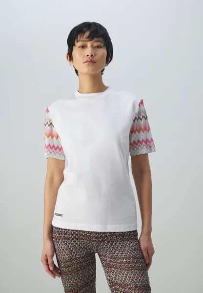 Футболка с принтом Short Sleeve Missoni, цвет multi-coloured/white