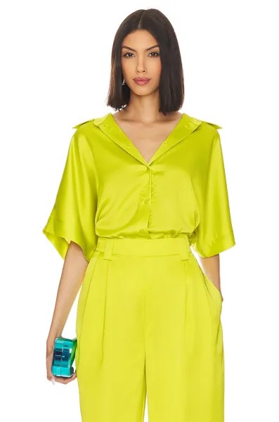 Рубашка Essentiel Antwerp Drafico Oversized, цвет Limoncello