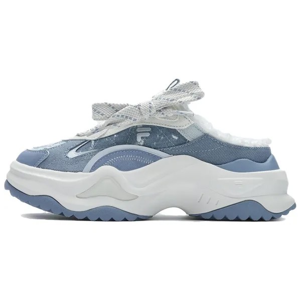 Кроссовки FILA FUSION BIANCO II Lifestyle Shoes Women's Low-top Blue/White, синий