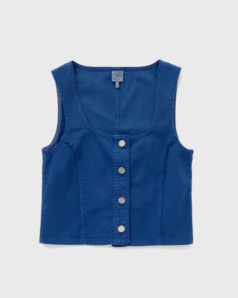 Топ Baum Und Pferdgarten Maddy Denim Top, цвет nouvean blue