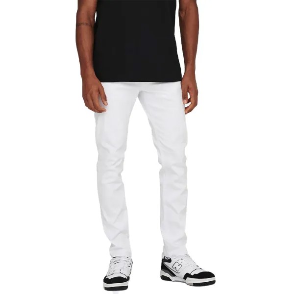 Джинсы Only & Sons Loom Slim One White 6529 Cro, белый
