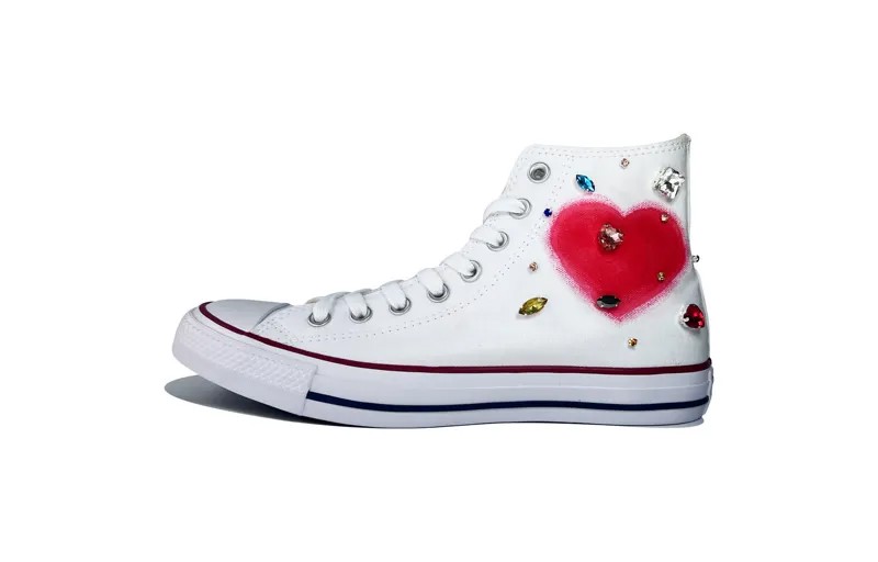 Chuck Taylor All Star Canvas Shoes Unisex High-top Chalk White Converse