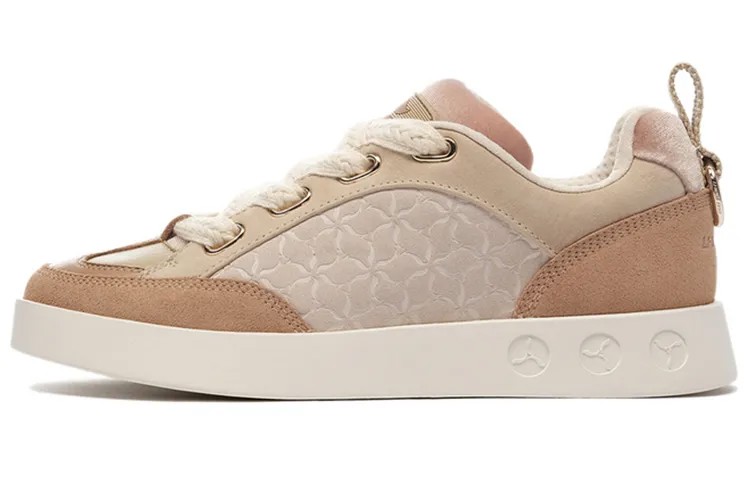Кроссовки LI-NING 1990 Wind Chimes Skateboarding Shoes Women's Low-top Brown