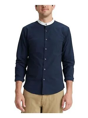 DOCKERS Мужская темно-синяя повседневная рубашка на пуговицах с длинным рукавом классического кроя XL