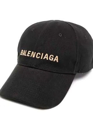 Balenciaga бейсболка с вышитым логотипом
