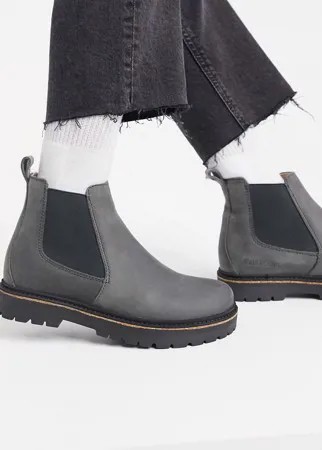 Ботильоны графитового цвета Birkenstock Stalon-Серый