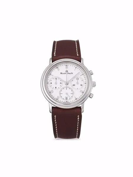 Blancpain наручные часы Villeret Chronograph pre-owned 33.5 мм