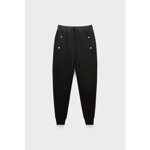 Брюки джоггеры Andrea Ya'aqov jogging pants, размер 54, чёрный