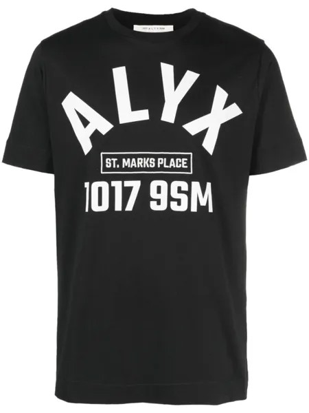 1017 ALYX 9SM футболка Techno с логотипом, черный