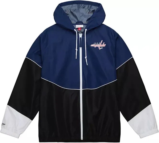 Черная ветровка Mitchell & Ness Washington Capitals Team