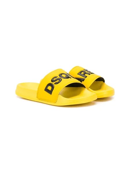 Dsquared2 Kids шлепанцы с логотипом