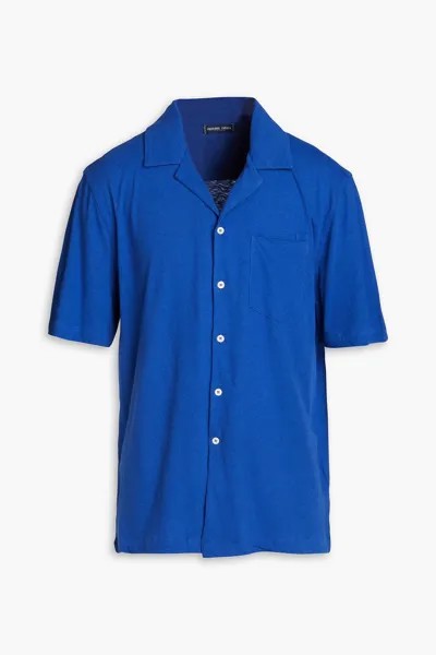 Рубашка Angelo из хлопково-льняного джерси FRESCOBOL CARIOCA, синий