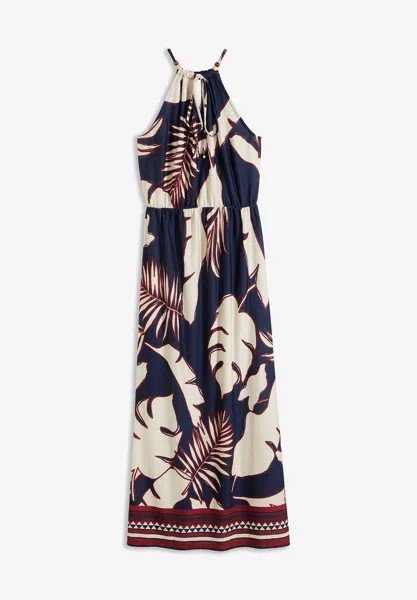 Длинное платье NECKHOLDER bonprix, синий