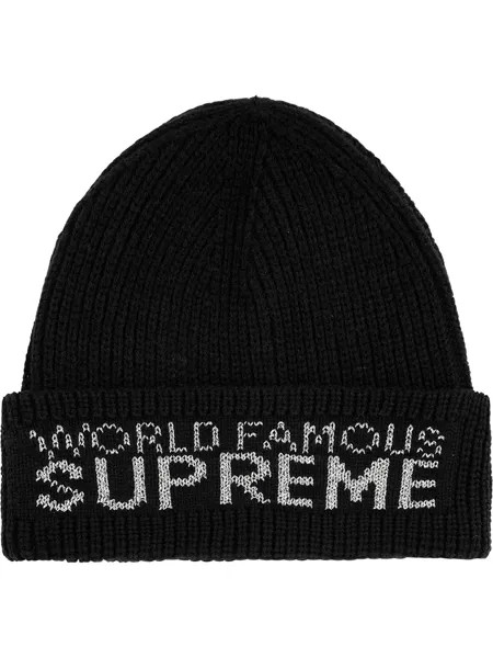 Supreme шапка бини World Famous