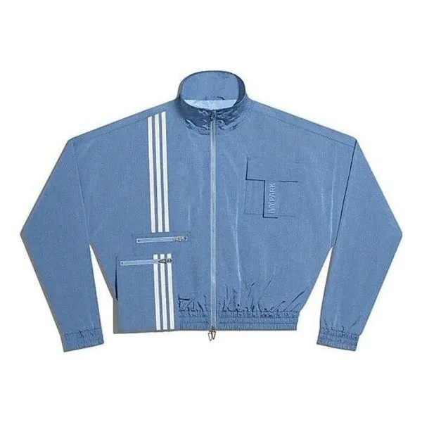 Куртка adidas originals x Ivy Park Crossover Classic Stripe Sports Jacket Unisex Blue, синий