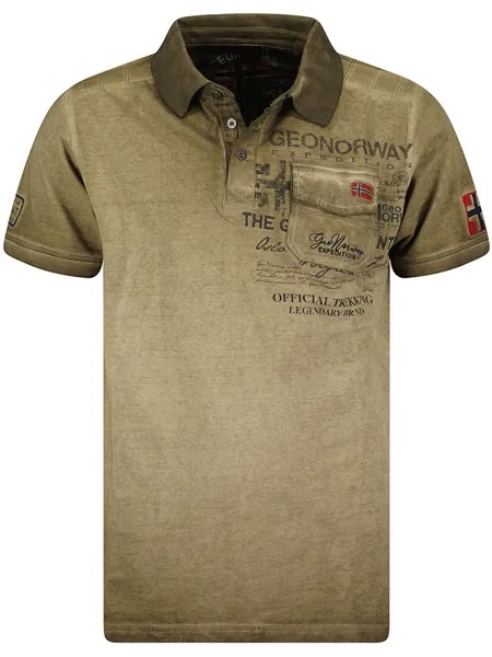 Поло Geographical Norway Keony, хаки