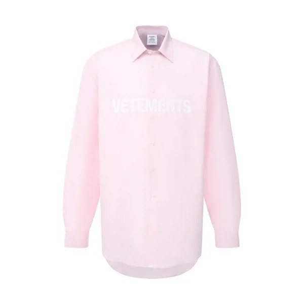 Хлопковая рубашка VETEMENTS