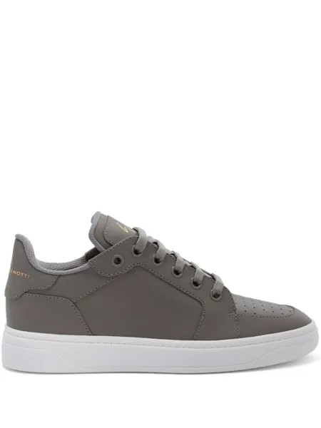 Giuseppe Zanotti кеды на шнуровке, серый
