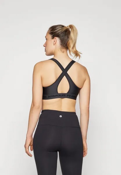 Спортивный бюстгальтер: средняя поддержка CROSSBACK MID BRA Under Armour, серый