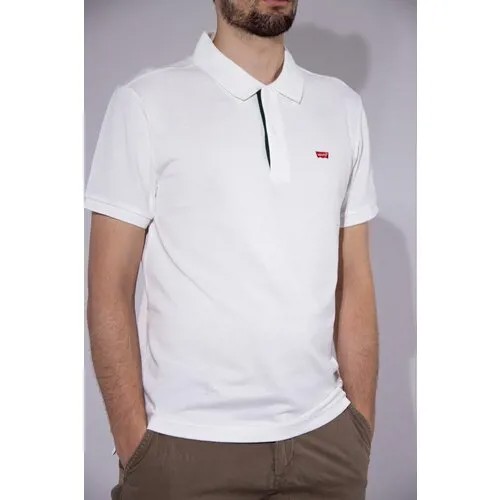 Levi's белое поло с коротким рукавом Polo T-shirt. Размер M