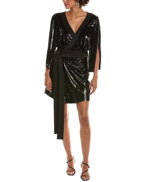 Коктейльное платье Halston Saga, черный