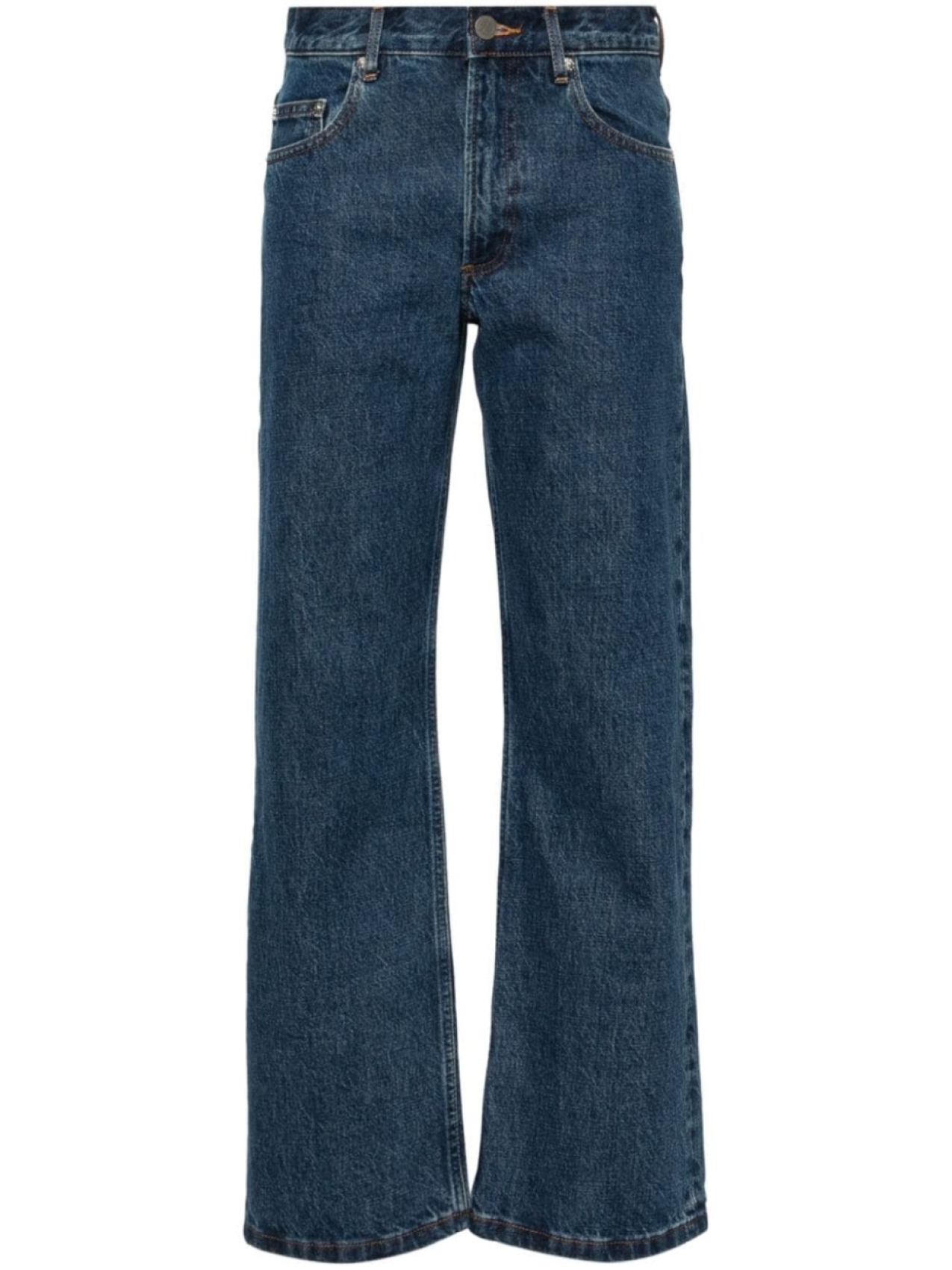 A.P.C. прямые джинсы, синий
