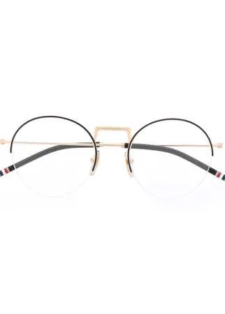 Thom Browne Eyewear очки в полуободковой оправе