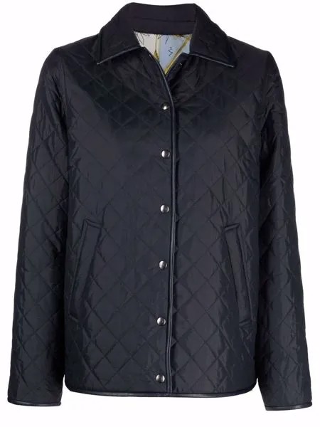 Salvatore Ferragamo reversible diamond-quilted jacket