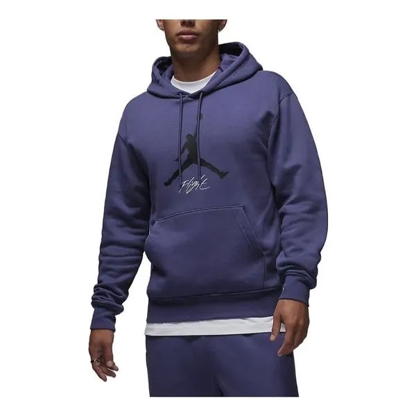 Толстовка Air Jordan Essentials Fleece Hoodie 'Purple', фиолетовый