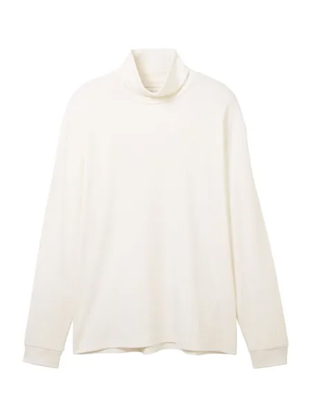 Лонгслив Tom Tailor, цвет Natural White