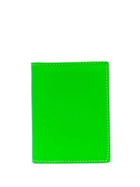 Comme Des Garçons Wallet Super Fluo leather cardholder