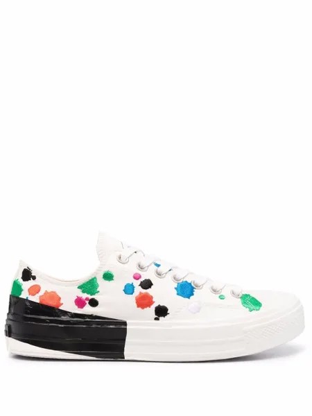 MSGM кеды с эффектом разбрызганной краски