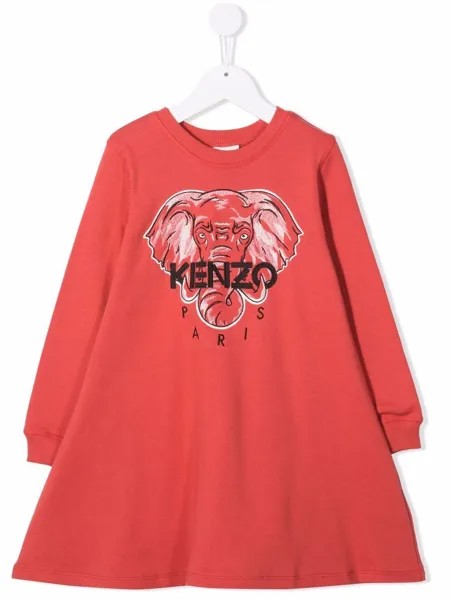 Kenzo Kids платье с логотипом