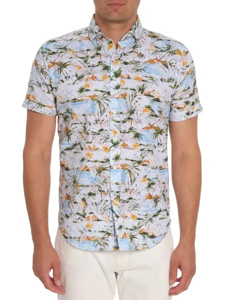 Рубашка на пуговицах Cedarhurst Scenic Robert Graham, разноцветный