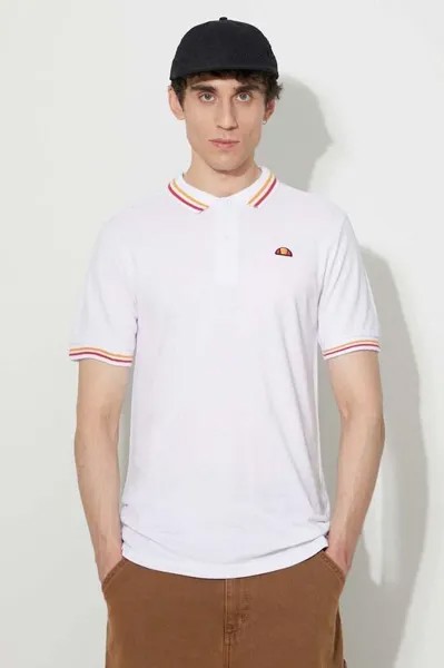 Хлопковое поло Ellesse, белый