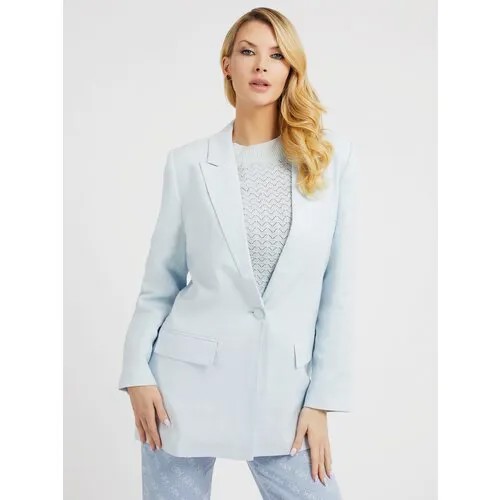 Пиджак GUESS, размер XS, серый, синий