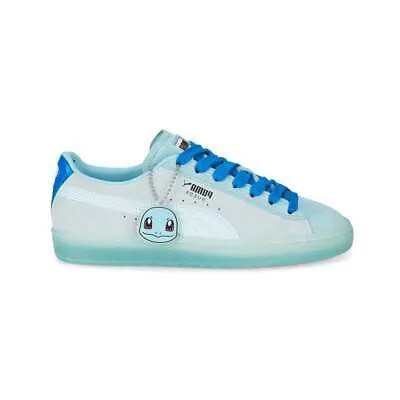 Puma Poke X Water Turtle Suede Lace Up Youth Boys Синие кроссовки Повседневная обувь 38